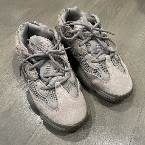 Adidas Yeezy 500 Utility Grey Sneakers Size 7 - Picture 1 of 8